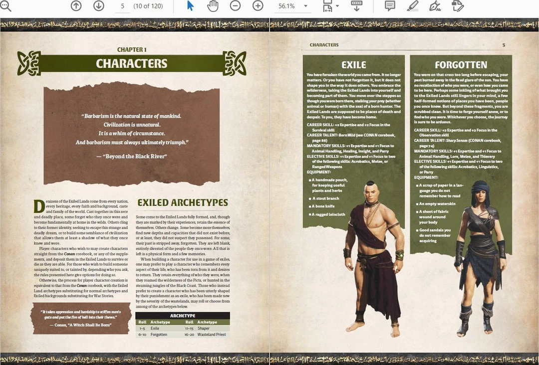 Modiphius Entertainment Conan The Exiles Sourcebook - PDF PDFs 5 Modiphius Entertainment Conan The Exiles Sourcebook - PDF PDFs