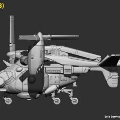 Modiphius Entertainment PDFs Fallout: Wasteland Warfare - Print At Home - Parked Vertibird STL