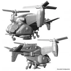 Modiphius Entertainment PDFs Fallout: Wasteland Warfare - Print At Home - Parked Vertibird STL