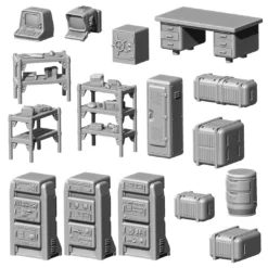 Modiphius Entertainment Fallout: Wasteland Warfare - Print At Home - Vault STL Bundle 10 Modiphius Entertainment Fallout: Wasteland Warfare - Print At Home - Vault STL Bundle