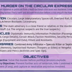 Modiphius Entertainment Infinity: GM Plot Deck