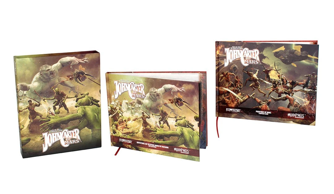 Modiphius Entertainment John Carter Collector's Slipcase Set John Carter Of Mars Modiphius Entertainment John Carter Collector's Slipcase Set John Carter Of Mars