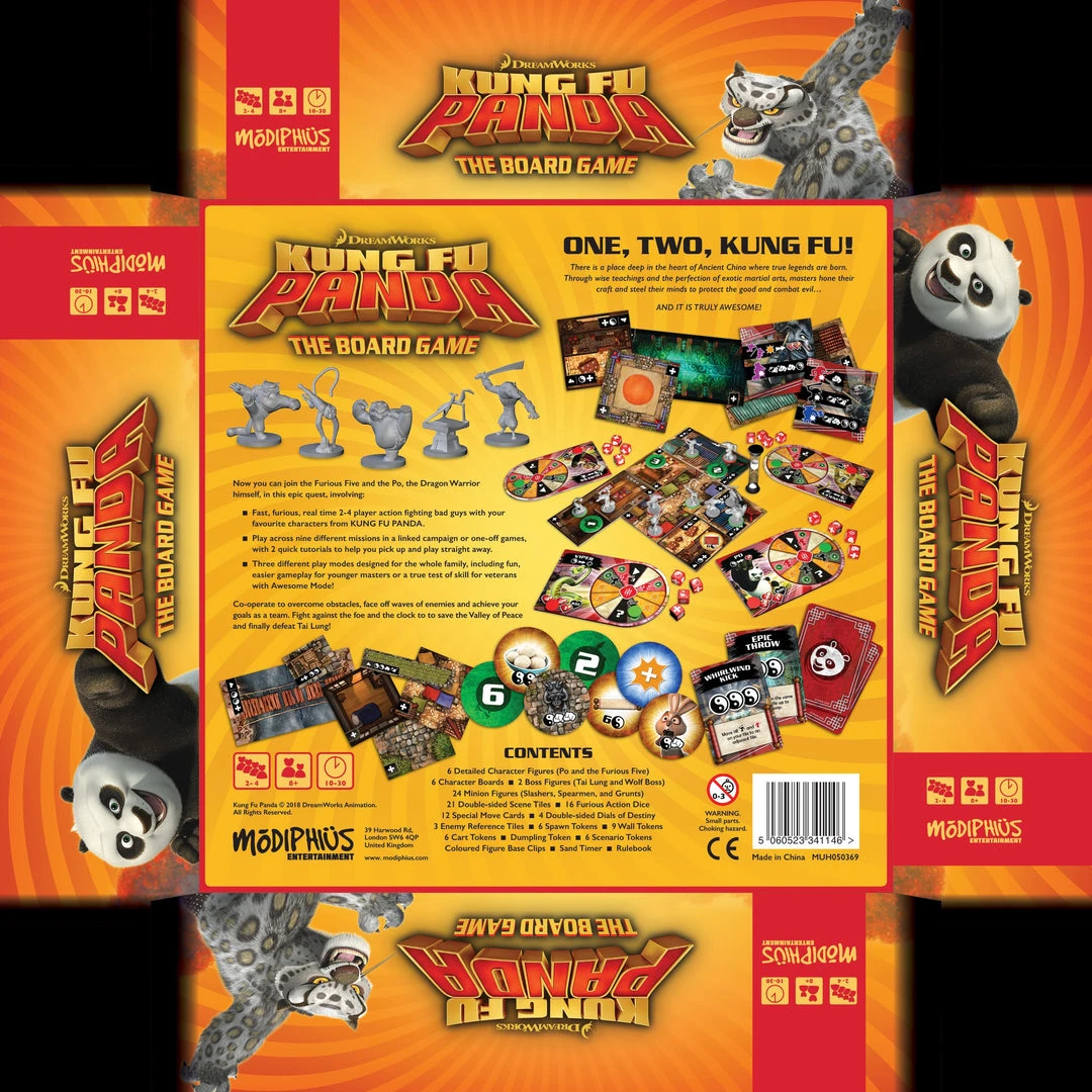 Modiphius Entertainment Kung Fu Panda Board Game Modiphius Entertainment Kung Fu Panda Board Game