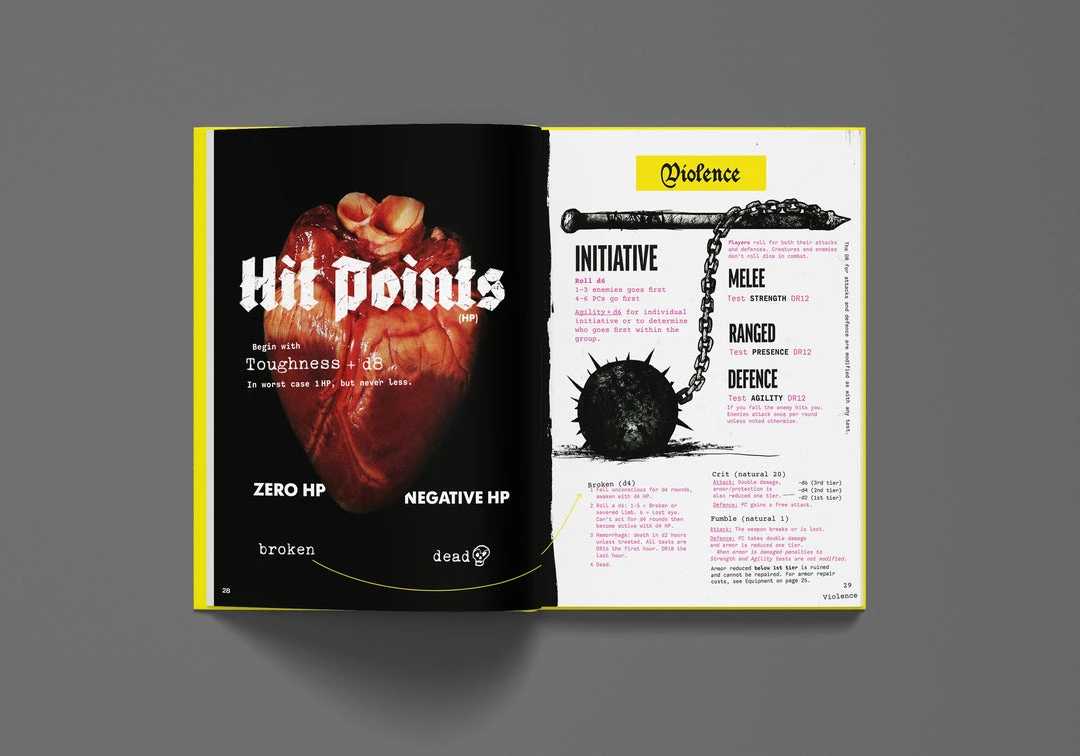 Free League Publishing MÖRK BORG ARTPUNK RPG 9 Free League Publishing MÖRK BORG ARTPUNK RPG