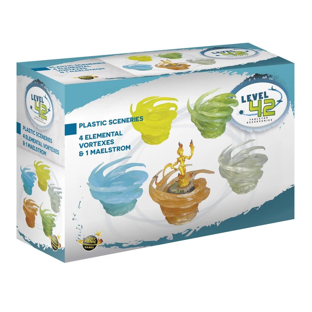 Modiphius Entertainment // Other Games // Drakerys Accessory Box: 4 Elemental Vortexes & 1 Maelstrom Modiphius Entertainment // Other Games // Drakerys Accessory Box: 4 Elemental Vortexes & 1 Maelstrom