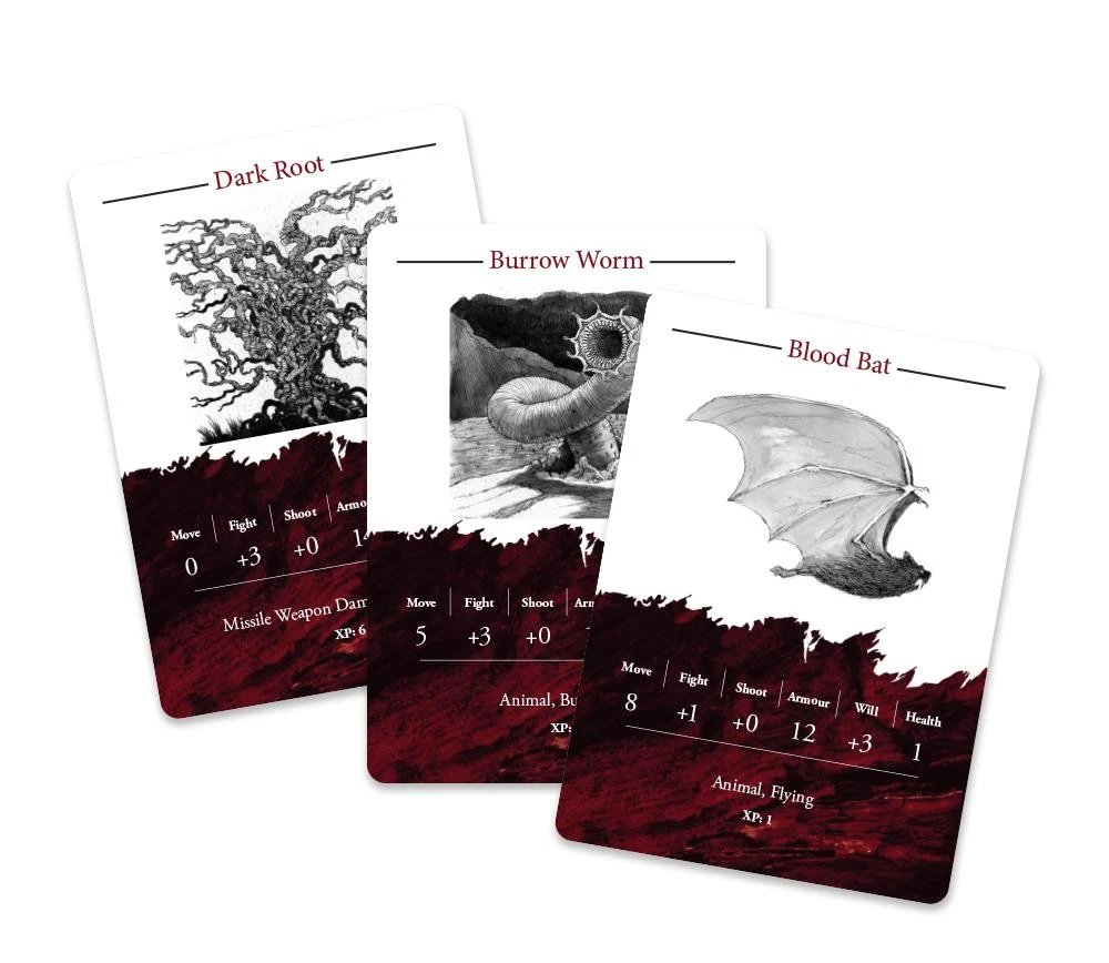 Modiphius Entertainment Rangers Of Shadow Deep Creature Card Deck Modiphius Entertainment Rangers Of Shadow Deep Creature Card Deck