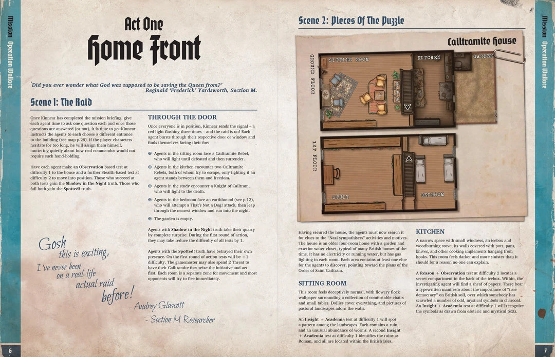 Modiphius Entertainment Achtung! Cthulhu 2d20: Operation Wallace (PDF) PDFs 4 Modiphius Entertainment Achtung! Cthulhu 2d20: Operation Wallace (PDF) PDFs