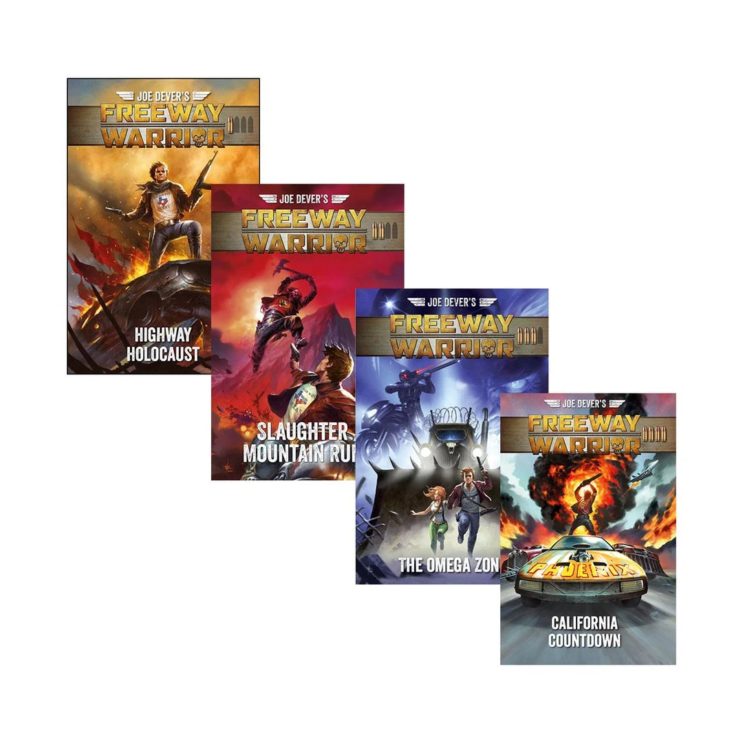 Fenix Freeway Warrior Bundle (Highway Holocaust, Slaughter Mountain Run, The Omega Zone, California Countdown) 3 Fenix Freeway Warrior Bundle (Highway Holocaust, Slaughter Mountain Run, The Omega Zone, California Countdown)