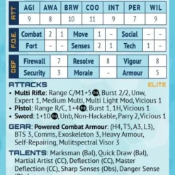 Modiphius Entertainment Infinity: Adversary Card Deck - PDF PDFs 7 Modiphius Entertainment Infinity: Adversary Card Deck - PDF PDFs