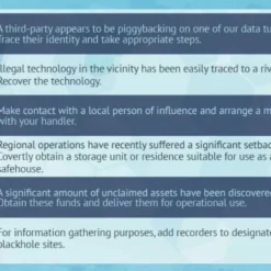 Modiphius Entertainment Infinity: Wilderness Of Mirrors Card Deck - PDF