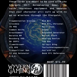 Wyvern Gaming Stargate SG-1 RPG Stargate SG-1 Item Cards
